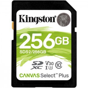 Карта памяти Kingston SDXC UHS-I V30 (100/85 MB/s) 256Gb